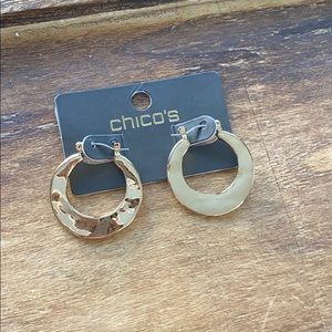 Gold Cami Hoop Earrings